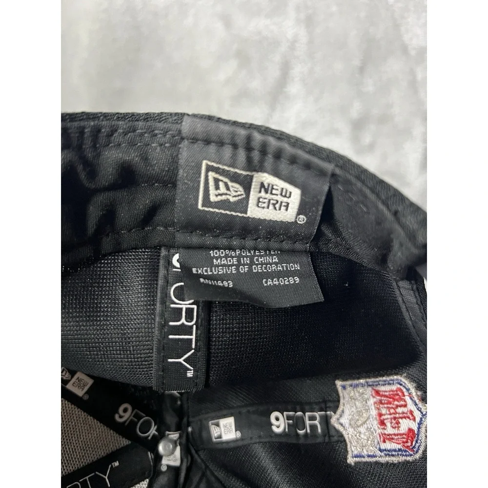 New Era New England Patriots Conference Champions 9FORTY Snapback Hat Black NFL